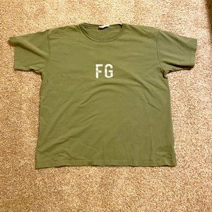 FOG T SHIRT GREEN MEDIUM